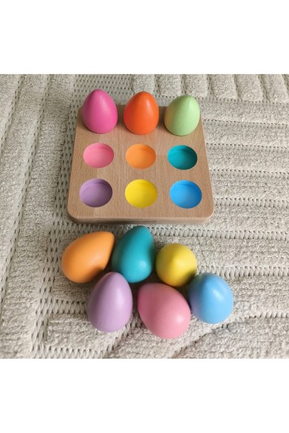 Waldorf Matching Eggs with Table T1-4 (9 Colors)