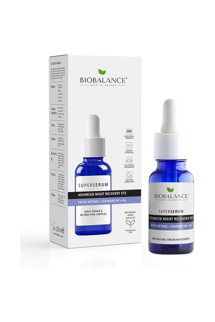Bio Balance Super Serum Advanced Night Recovery Eye - With Phyto-Retinol, Ceramide NP + HA, 20Ml