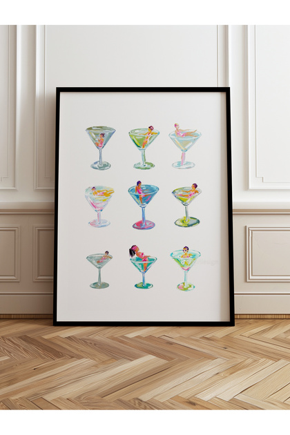 Single Wooden Framed Painting One Piece Poster Painting Tk/1015