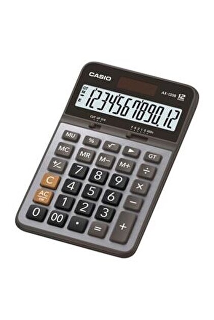 Casio DX-120B Hesap Makinesi 12 Hane Masaüstü Manual Siyah Fiyatı