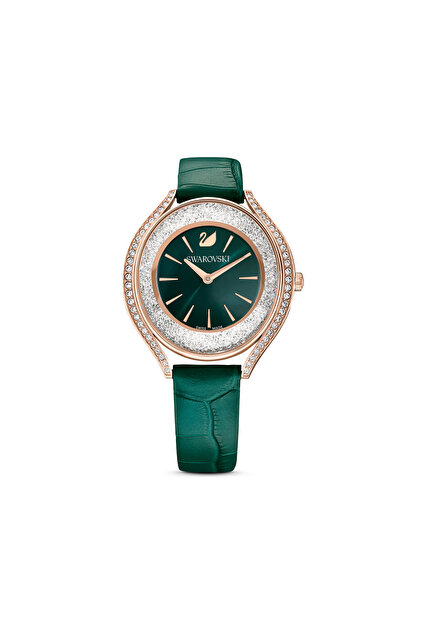 Swarovski Crystalline aura Saat, İsviçre Üretimi, Deri kayış