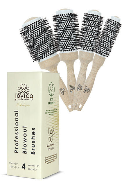 Natural Ceramic Thermal Broken Blow Dry Brush Set 4 Sizes All Sizes Advantageous Package