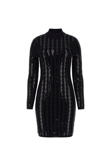 Guess Ls Sequin Women's Dress- Trendyol