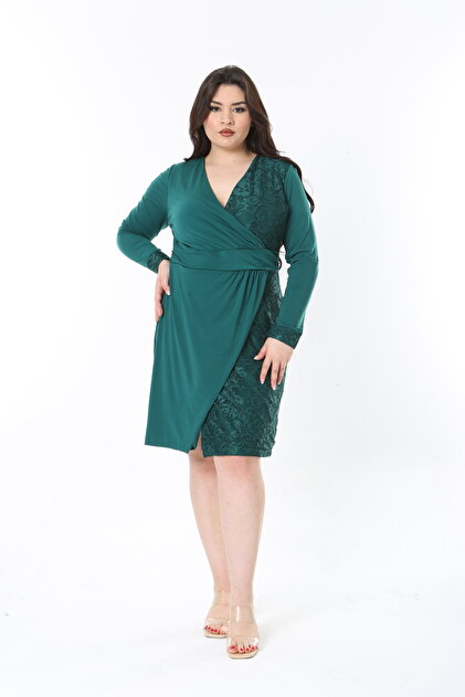 anna in green dress ANNA DRESS MODEL 5