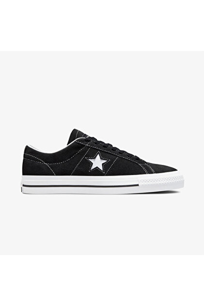 Converse One Star Pro Low Unisex Siyah Deri Sneaker - Fiyatı