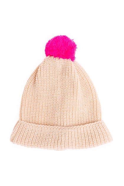 HelloBaby Renkli Ponpon Triko Unisex Bere Unisex