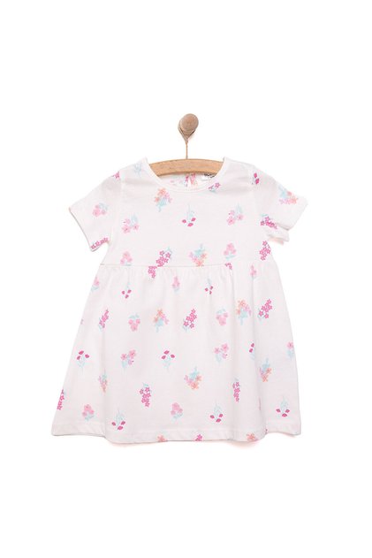 HelloBaby Basic Kız Çiçek Desenli Elbise Kız Bebek