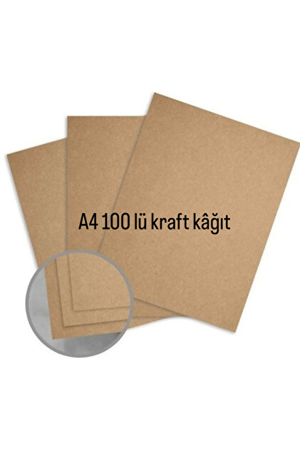 Kraft kağıt 80gram 100 adet a4 boy
