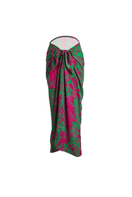 Peach Paisley Pareo