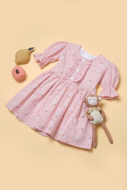 Floral Girl's Holiday Dress