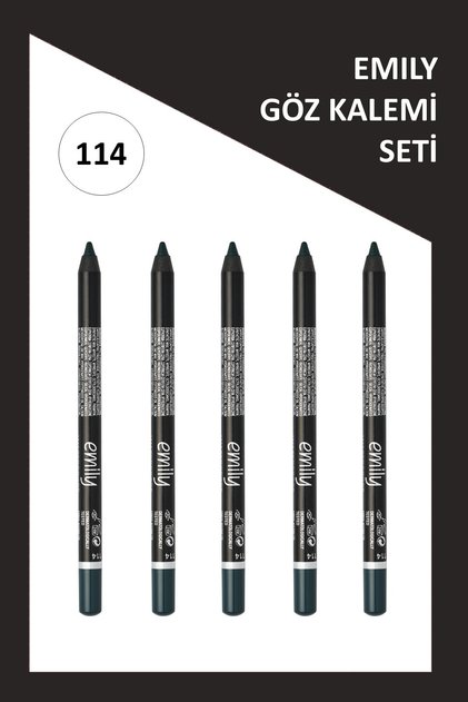 Waterproof Eye Pencil 5'li Set - 114 - Göz Kalemi