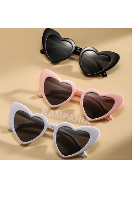 Hearted Bride Groom Bridesmaid Birthday Sunglasses Set of 3 Wedding Bride Kina after Party