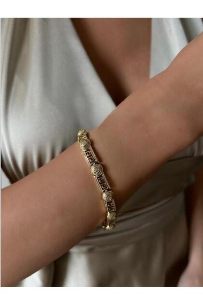XUPİNG 14 K ALTIN RENGİ VİP SERİ BİLEKLİK 18+2 CM