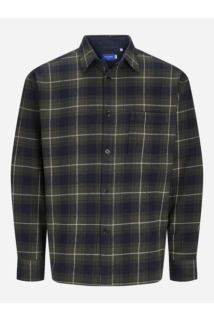 Checked Relaxed Fit Shirt with Patch Pocket