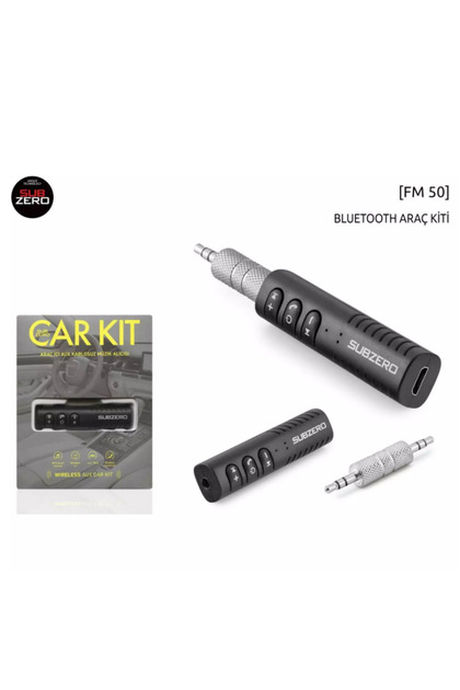 Oto Teyp Aux Çıkışı Bluetooth Çevirici Araç Içi Kablosuz Müzik Alıcısı Fm50
