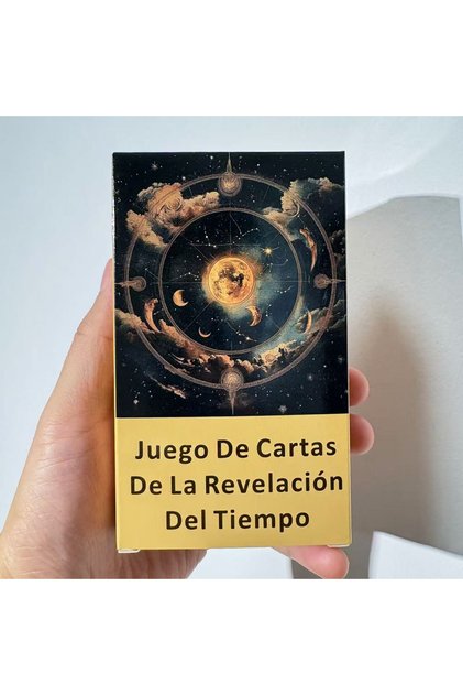 D613 Spanish Tarot Deck, Classic Tarot Cards, 78 Cards with Keywords, The Time Revelation Deck, 12x7