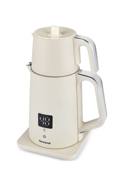 Royaltea Cooltouch 1797H Krem 1850 W Konuşan Çelik Çay Makinesi