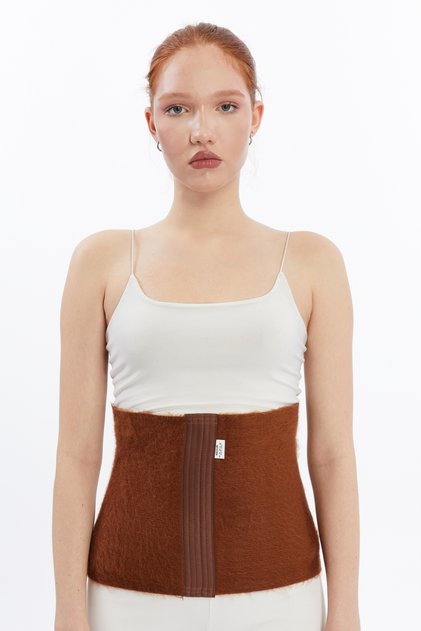 Camel Hair Wear Model Wool Corset
