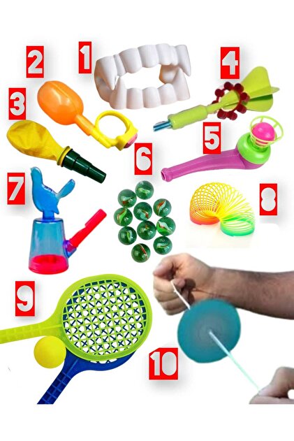 Orko Toys Nostalji Oyuncak Seti 80 ler 90 lar Parti Hediye