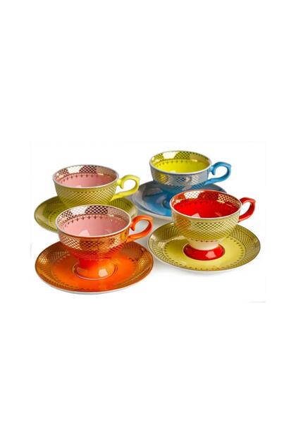 Espresso Set Grandma- 4'lü Fincan