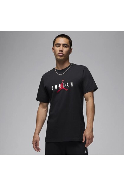 Nike Jordan T-Shirt Jordan Air Men's Stretch T-Shirt Black Erkek