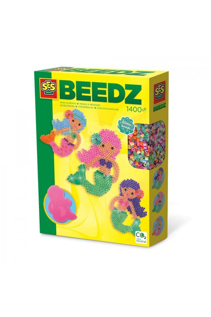 Set creativ pentru copii Beedz - Crearea de sirene cu mărgele termoadezive