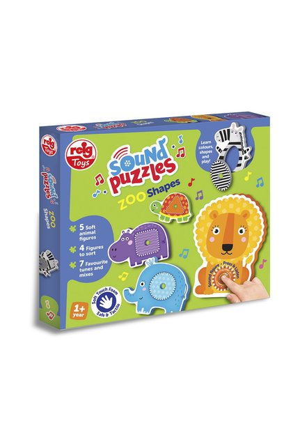 Puzzle Cu Sunete - Animale Zoo, Din Spuma Eva