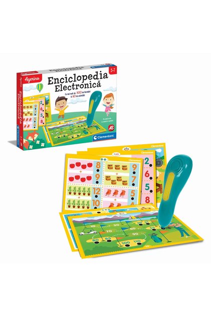 Joc Educativ, Enciclopedia Electronica, Agerino, 5 Ani , Pix Electronic, Clementoni