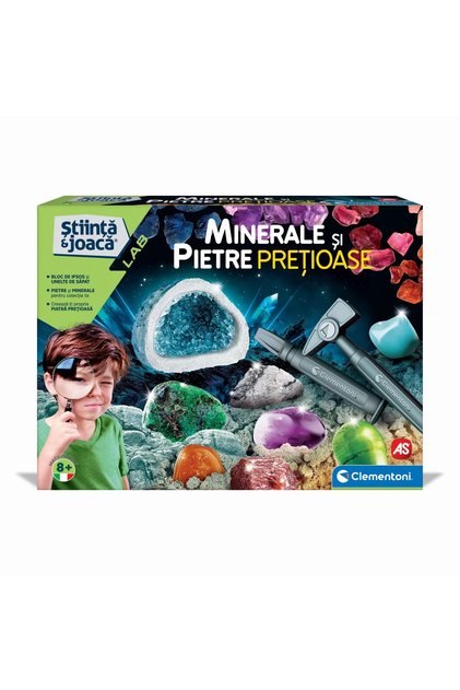 Минерали и скъпоценни камъни, Наука и игра, 8 години, Clementoni