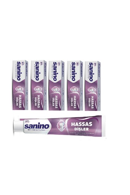 Sensitive Teeth Sanino Toothpaste Strengthening Tooth Enamel 5 Pieces 75 ml