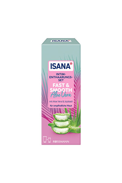 ISANA Fast&Smooth Aloe Vera Intim Epilation Set 3 Pieces- Trendyol