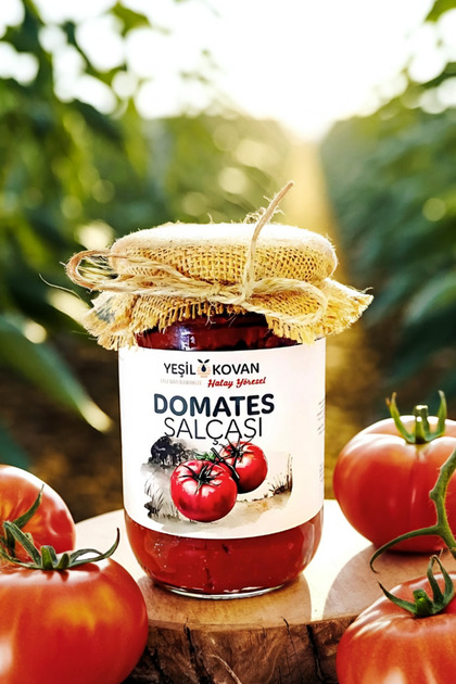 Domates Salçası 650 gr - Hatay Ev Yapımı, Güneşte Kurutma