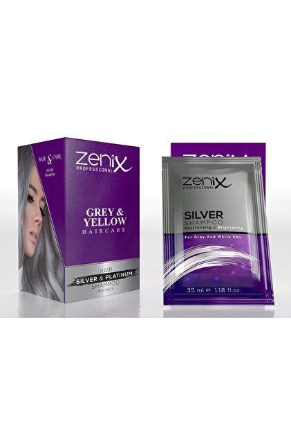 Zenix Turuncu Karşıtı Parlaklık ve Canlandırıcı Silver Mor Şampuan