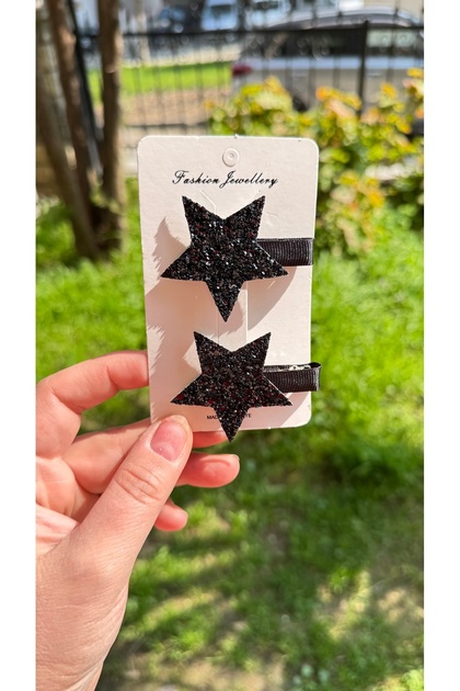 Baby Girl Shiny Glitter Star Clip Buckle
