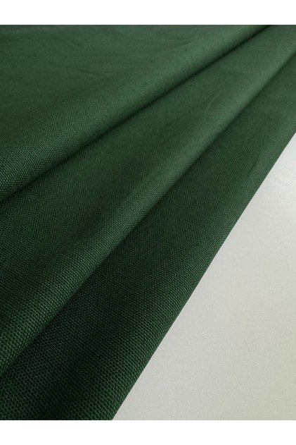 Duck Bezi | Keten Punch Kumaşı | Kırlent - Masa Örtüsü - Runner | Yeşil (50X140 CM)