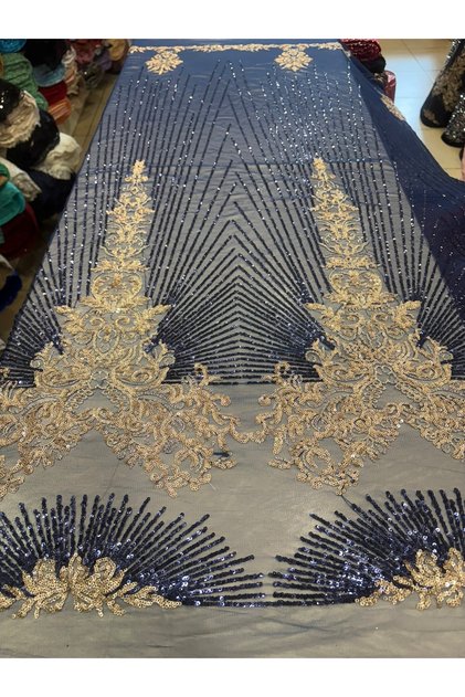 PULLU NAKIŞLI DANTEL KUMAŞ