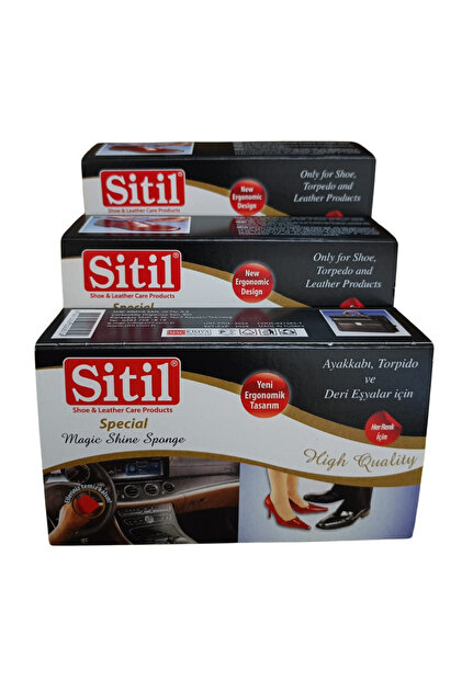 SİTİL Sitil Ayakkabı Parlatıcısı Sünger Üçlü STL3 - Fiyatı, Yorumları