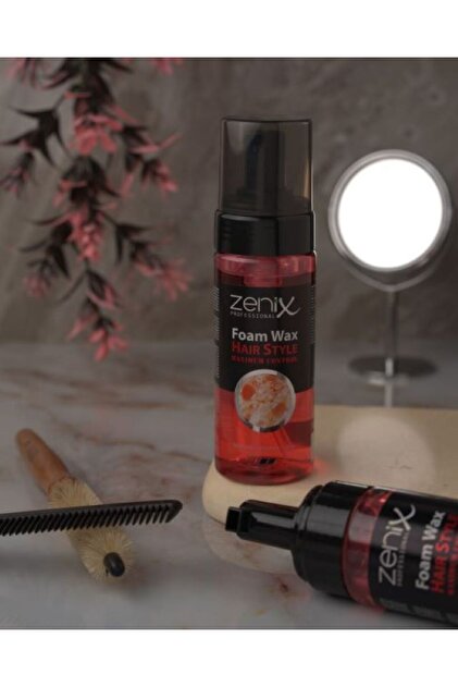 Zenix Men Series Hair Style Wax Foam Keratin Strong Curl 150 ml