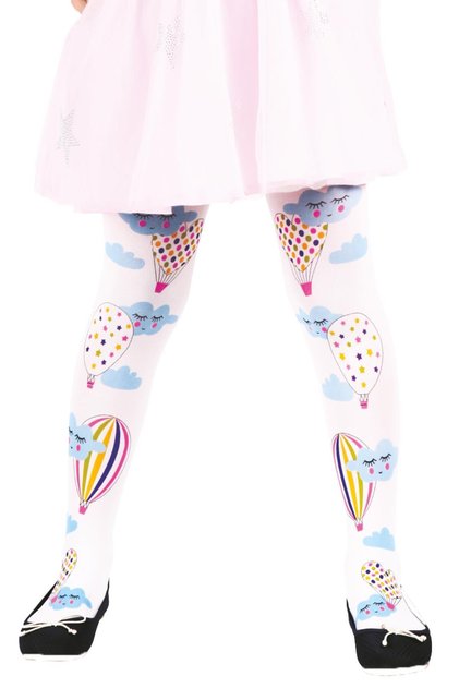 Bubble Sun Color Changing Children's Pantyhose White