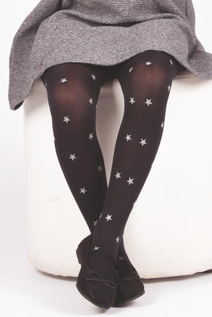 Asel Children's Pantyhose Black