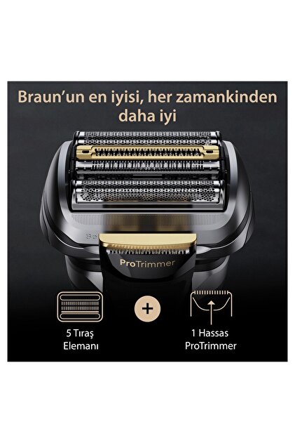 Braun Series 9 Pro 9527s Islak & Kuru Tıraş Makinesi, Powercase