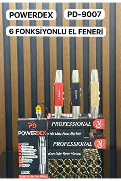 powerdex PD-1572 20W Profesyonel Zoomlu Kafa Lambası - Fiyatı