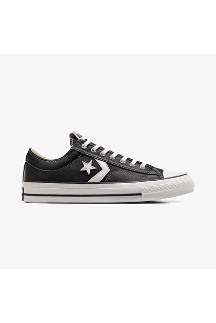 Converse Star Player 76 Fall Leather Unisex Siyah Sneaker - Fiyatı