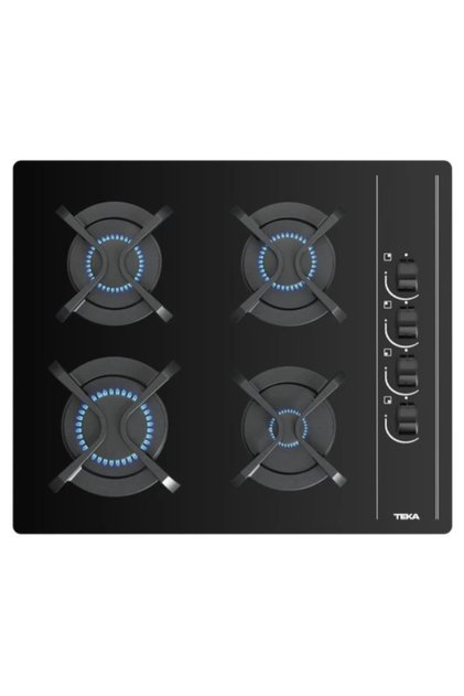 GBC 64002 BK 60 CM. 4 GÖZLÜ GAZLI ANKASTRE SİYAH CAM OCAK