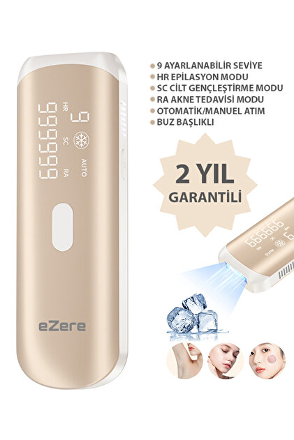 EZERE Bhrl-06 Ipl Buz Lazer Epilasyon 999.999 Atim Otomatik