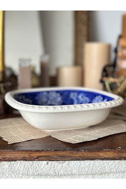 Villeroy & Boch Villeroy Boch Rusticana Mavi Kare Çukur Salata