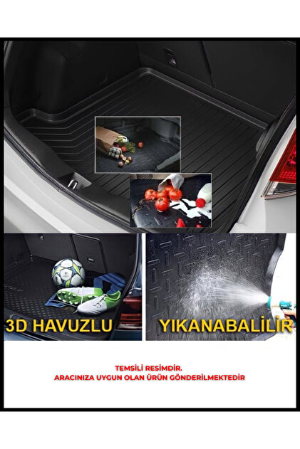 Arabaks Peugeot 206 HB 1999 Sonrası Bagaj Havuzu (A+ Kalite