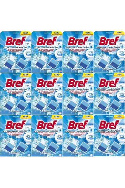 Koku Giderici Jel Küpü - Okyanus (Klozet - Rezervuar - Tuvalet - Blok) (24 Lü Set) (12PK*2)