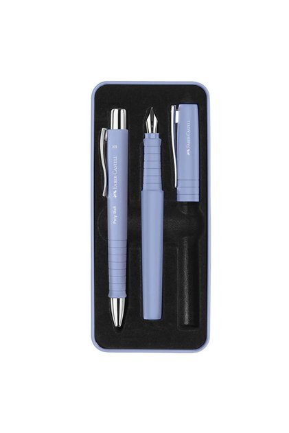 Комплект химикалки Faber-Castell B и XB Poly Pen Lila