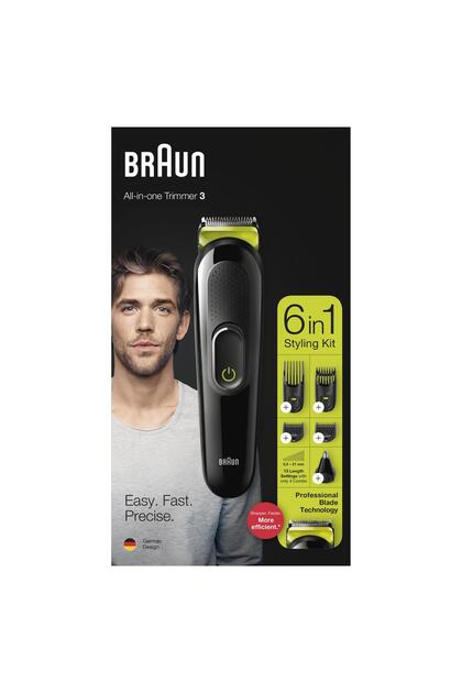 Braun MGK 3221 Tıraş Makinesi Erkek Bakım Kiti Islak&Kuru 6in1